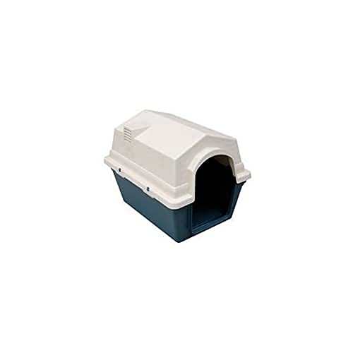 Freedog FD1000149 - Caseta Exterior, para Perro, Color Verde/Blanco lechoso