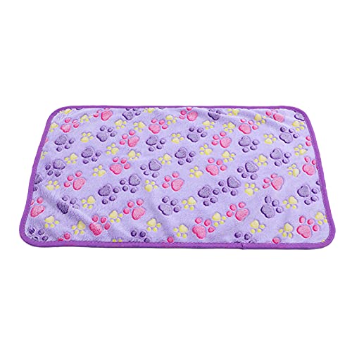 Freljorder Manta para Mascotas, Suave y Bonita, con Estampado, Manta de vellón para Mascotas, Estera para Dormir, superpuesta para Perros y Gatos, FNAM585