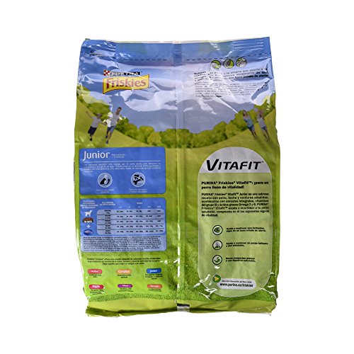 Friskies - VitaFit Junior Cachorros con Pollo, leche y verduras añadidas, 3 Kg