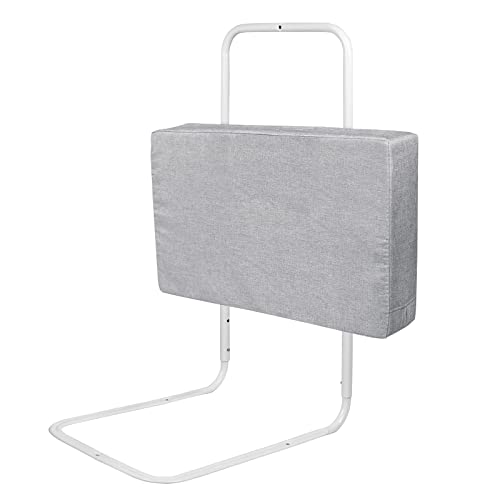 Froadp 50cm Softpack Barandilla de Cama para Niños o Anciano, Barrera de Seguridad Ajustable en Altura, Protección Lateral Anticaída Portátil con Paquete Blando para Cama Infantiles(Gris Lino)