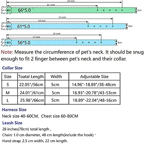 FUNAT Correa de Pecho con Remache para Perros + Cuerda Tracción + Collar de Perro, Arnés para Perros en Piel de Raza Mediana y Grande, Arnés de Cuello para Mascotas Ajustable