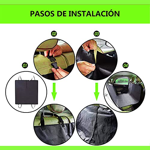 Funda Coche Perro, Funda cubreasientos para Perro, Impermeable . (MODELO2)