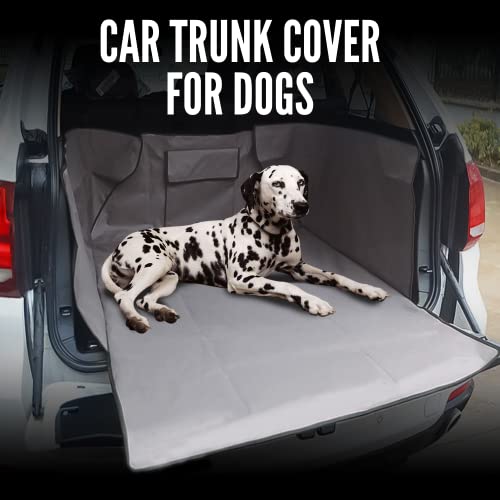 Funda Maletero de Coche para Perros y Mascotas. Protector Maletero Coche Impermeable con protección Lateral y Parachoques. Funda Maletero Multifuncional Resistente a la Suciedad, arañazos y pelos.