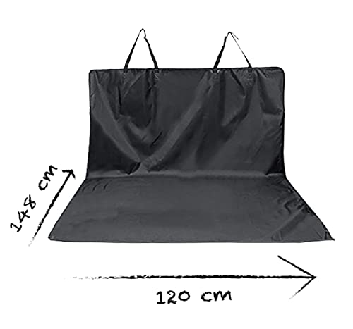 Funda para Mascotas, para Asiento de Coche,Funda para Maletero de Coche para Perros, 148X120CM (Tamaño: 148 x 120CM)