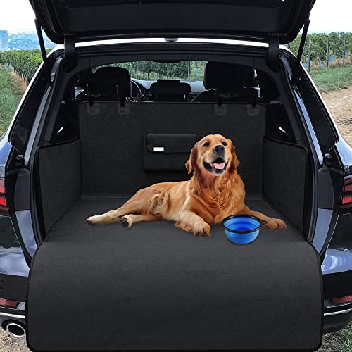 Funda para Perros para Maletero de Coche, Protección mascotas con Bolsa de transporte – impermeable lavable | Alfombrilla suave antideslizante | Cubierta Maletero | Esterilla de Protección del tronco