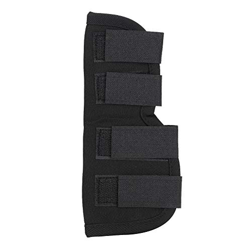 Funda Protectora para la Pierna del Perro, Funda Protectora para la Rodilla del Animal doméstico Funda Protectora para la recuperación de la Almohadilla para la Pierna del Perro(L-Negro)