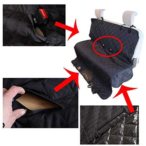 Fundas de Asientos de coches Perro Perro Volver fundas for asientos, impermeable, lavable, resistente a la suciedad del coche grande del asiento trasero de mascotas Cubiertas hamaca con la malla Venta