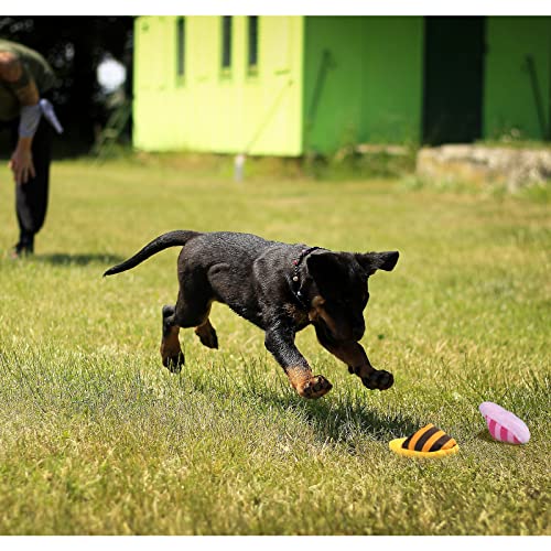 FuninCrea Juguete de peluche para perros, bonitas zapatillas de casa, juguetes interactivos, para perros medianos y cachorros, juguete para morder para reducir el aburrimiento (rosa)