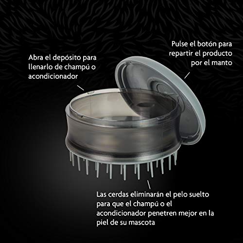 FURminator Cepillo de baño para perros y gatos, contribuye a un pelaje brillante