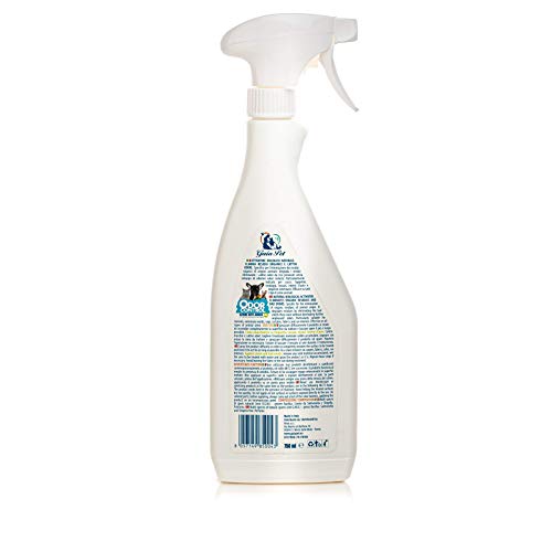 Gaia Pet - Spray elimina manchas y olores orina de gato, perro, quitamanchas para sofás y tejidos - Envase de 750 ml - Producto fabricado en Italia -