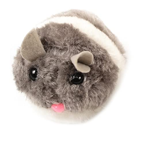 Gato Juguete Gato ratón Juguetes en Movimiento Interactivo Ratones de Peluche Rata Peludo rascarse Persiguiendo al Gatito Interior Mascota Gris