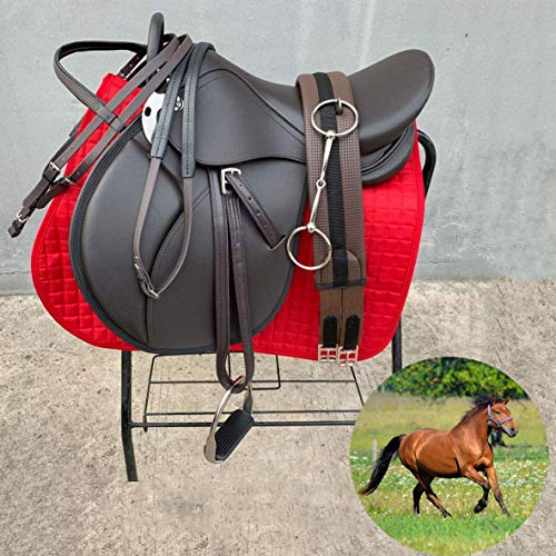 GCSEY 2020 Actualizado Caballo De Silla, Una Silla De Diseño Ergonómico, El Sistema Completo De Dobles Circunferencia Apoyabrazos De Una Silla De Agua Riendas Boca Hierro Correa De Cincha De Caballo