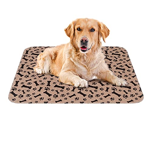 GLAITC Almohadilla de Entrenamiento para Perros, 4 Capas Entrenamiento Lavable Almohadilla para Mascota Colchoneta para Mascotas Lavable Adecuado para Perros, Gatos y Conejos 70X80cm