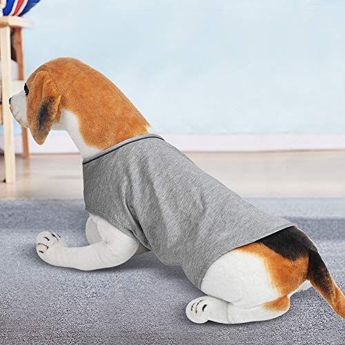 GOTOTOP Chaqueta Anti-ansiedad para Perros, Abrigo calmante para aliviar el estrés para Perros (Gris Claro)(M)