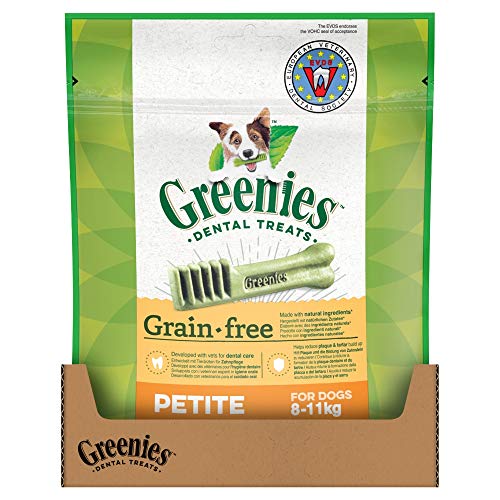 Greenies Snack Dental Grain free Petite para perros de 7kg a 11kg (170g)