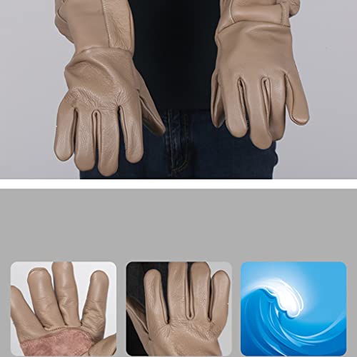 Guantes de Trabajo Guantes Anti- bocado Pet Entrenamiento De Mascotas Piedras De Perro Espesado Captura De Gato Baño Protector For Perros De Alimentación De La Alimentación