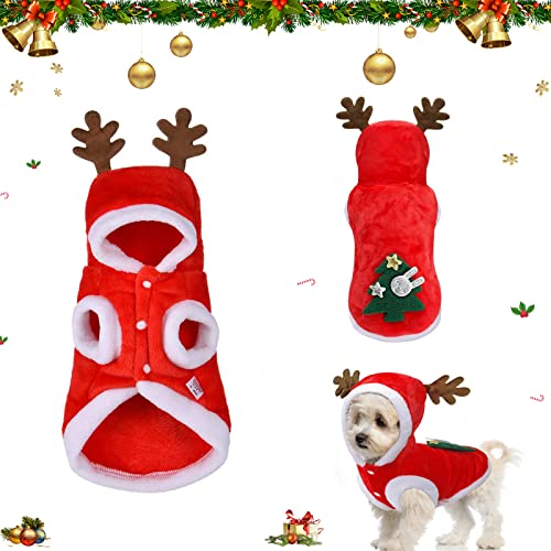 GUBOOM Ropa Navideña para Perro, Disfraz de Perro para Mascotas, Perro Ropa Navidad, Disfraz Navidad Perro, Disfraz de Navidad para Perros, Disfraz Perro Navidad, Disfraz de Navidad para Mascotas