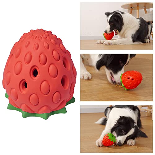 GUIPAN Juguete para Masticar Frutas para Perros, Juguete Resistente a Las Fugas de Comida para Perros, Juguetes interactivos para Perros de diseño Elegante, Juguetes para Perros para masticadores