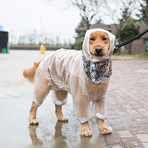 Gulunmun Chubasqueros para Perros Chaqueta de Mono para Perros Perrito Impermeable para Perros pequeños Gatos medianos, Proteja a su Mascota de mojarse y ensuciarse