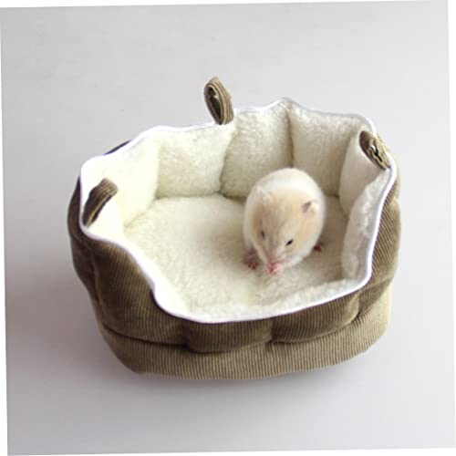 Hamaca de mascotas Pájaro Redondo Hamaca Parrote Parrote Tienda Cálida Hamster Cama Hamster Hamster Parrot Nest Nest Fower Bed Bird House Accesorios para mascotas Pájaro Hamaca Parrot Parrot Tienda