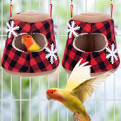 Hamaca para pájaros de invierno, nido de pájaros, casa para mascotas, nido de peluche, hamaca pequeña para pájaros, loros, periquitos, palomas, pinzones, ninfas, jaula para hamacas.