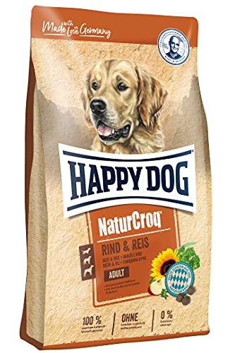 Happy Dog NaturCroq Rind & Reis 4 kg