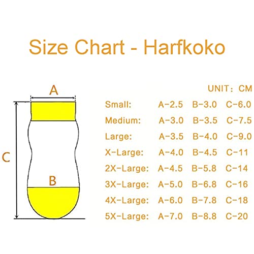 Harfkoko 8 tamaños Calcetines Antideslizantes para Perros Gatos, Protectores de Patas para Perros Gatos, Control de tracción para el Uso en Interiores, Ajuste para Perros Extra pequeños a Grandes