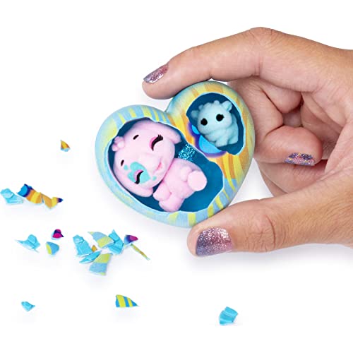 HATCHIMALS, Pet HatchiPets 2-Pack with and 2 Pets (Styles May Vary), hachiPets Obsessed, Paquete collEGGtibles y 2 Mascotas (los Estilos Pueden Variar), Color Gris (Spin Master 6054180)