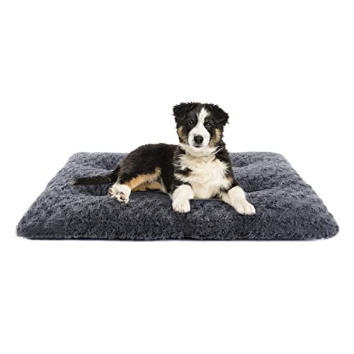 Haustier beruhigend Outdoor Indoor Welpe Hund Katze liebt Betten & Möbel Schlafsofa Kiste Matte Matratzenkissen Anti Angst Oxford kaubeständig Klein Mittel groß übergröße (S, Dark Grey)