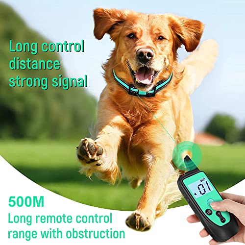 Havenfly Collar de Adiestramiento para Perros, Collar de Entrenamiento para Perros con Función de Vibración y Sonido, Remoto de 500m, Impermeable y Recargable