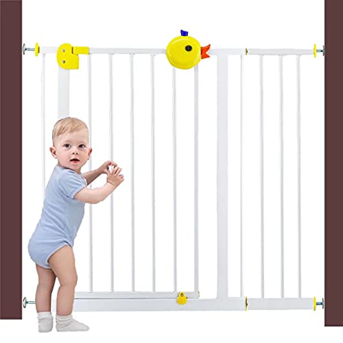 HGTRH Barrera Seguridad NiñOs Escalera Extensible, Seguridad Infantil Puertas De Sin Taladrar, Rejilla para Escaleras Ampliable Puertas De Seguridad Casa, para Perros Bebé Barrera Puertas 95-104cm