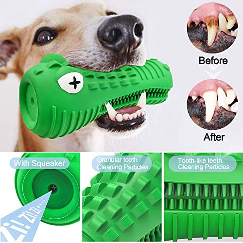 Hightingale Juguete Combinado Creativo Perros, 6 Piezas, Cuerda de Algodón Natural, Cocodrilo Indestructible, Juguete para Masticar, Limpieza de Dientes de Perro