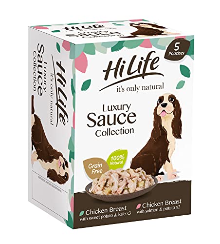 HiLife es sólo alimento Natural Premium, Surtido de Salsas, 15 Bolsas de 100 g