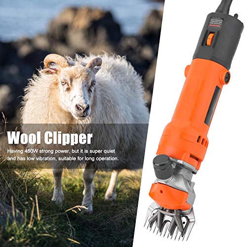 Hilitand Cortadora de esquila el¨¦ctrica port¨¢til para ovejas, Cabras, Alpacas de ovejas y Animales Grandes de Capa Gruesa (16A, 4.8mm) 230V