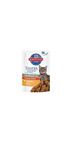 Hills Pet Nutrition S.L. SP Sterilised Cat Pollo 12 Bolsas/85G 1941Le* 1000 g