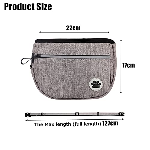 HIQE-FL Bolsa Entrenamiento Perro,Bolsa para Adiestramiento,Bolsa Golosinas para Perro,Bolsa para Golosinas Perros,Bolsa Entrenamiento Perro,Bolsa de Comida para Perros