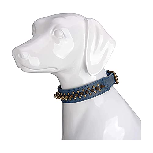 HMGANG Collar de Perro con Tachuelas 1 UNID Perro DE Cuero Tachuelas Punk Punk para pequeños Perros MEDIANDO Perros Mejores Pet Collar ANTRIENTE PETRY PETRY PETRYS CUELDOG BIENTOG