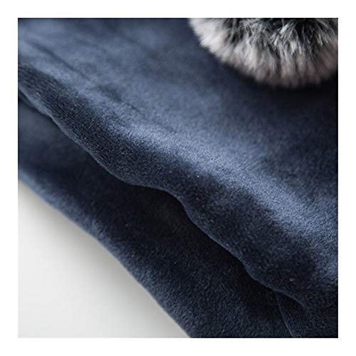 Homeilteds Cálido Invierno De La Capa del Gato del Perro De Perrito con Capucha Suaves For Perros Pequeños Gatos Yorkshire Chihuahua Jerseys Mascotas Ropa Soft (Color : Navy, Size : XS)