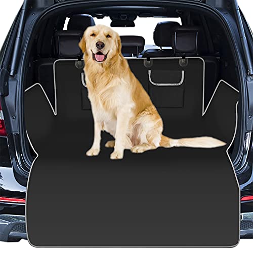 HoneyGuaridan Funda para Maletero de Coche Universal para Perros 185 * 105CM - Impermeable, Antideslizante y antiarañazos, Funda para Perros, Protege el Parachoques, Adecuado para SUV y Camiones