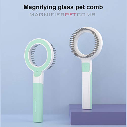 HONGGE Creatividad Pet Pet Productos Limpieza Productos Cepillo Key Peluquería Perro Perro Autorizante Limpieza Slicker Cepillo Cepillo Cepillo Beauty Comb Supplies (Color : 02)