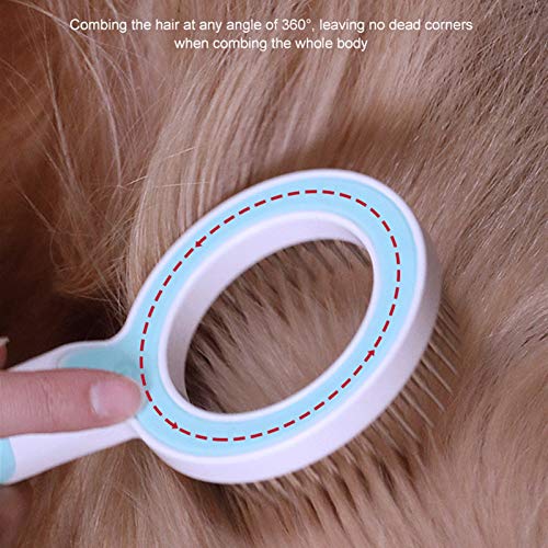 HONGGE Creatividad Pet Pet Productos Limpieza Productos Cepillo Key Peluquería Perro Perro Autorizante Limpieza Slicker Cepillo Cepillo Cepillo Beauty Comb Supplies (Color : 02)