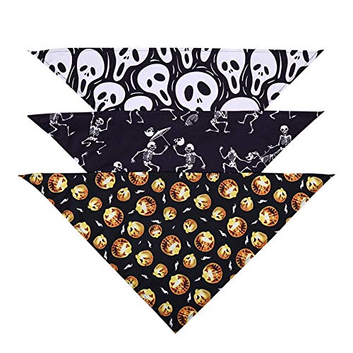 hongyupu Bandana roja Bandanas para Perros De Halloween Gato Bandana Collar Perro Bandana Halloween de Perro Triángulo Bandana Perro Pañuelo Rojo. 63X43,C