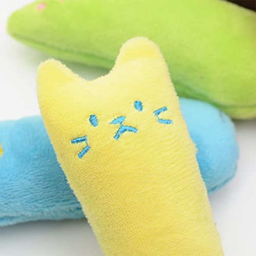 HORYDIA Juguete Catnip para Gatos Interactivo Almohada Gato de Peluche para Todos los Gatos y Gatitos Juguete Masticable para Gatos de Interior.