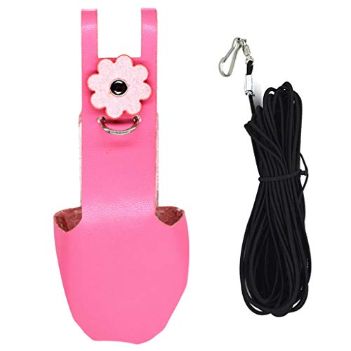 HOTPINK1 Disfraz de pájaro loro para periquito de ninfa, de terciopelo con cuerda para cinturón, 5#