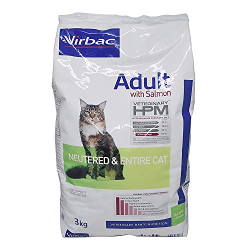 Hpm Virbac Feline Adult Neutered Entire Salmon 3Kg 3100 g