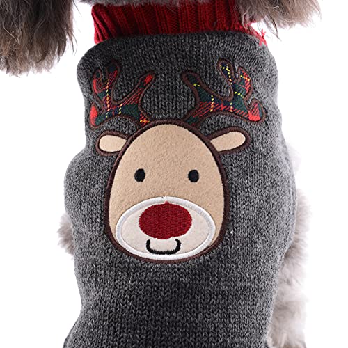 HRTTSY Suéter de invierno para perros y gatos, para Navidad, para perros pequeños, medianos y grandes, para mascotas