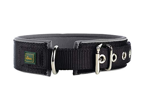 Hunter - Collar Neoprene Reflect Cuello 59-66 Cm 45 Mm Negro