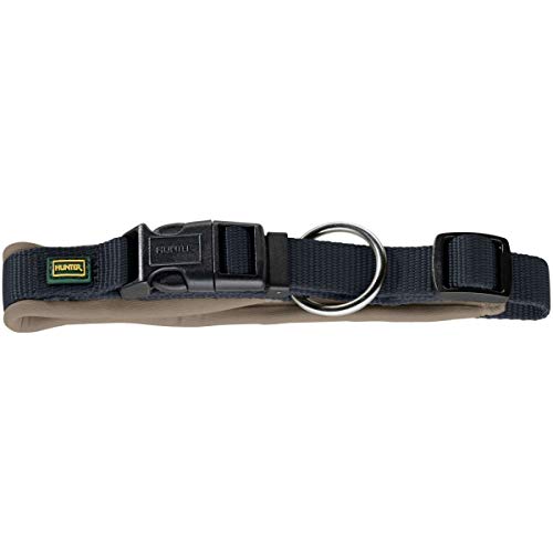 HUNTER Collar Neopreno VP 60-65 cm, 25 mm Nylon Azul Marino/Neopreno Nogal