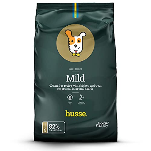 Husse Mild - Pienso para Perros prensado en frío sin Gluten con Trucha - 12 kg