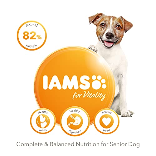 IAMS for Vitality Alimento para Perros Pequeños y Medianos de Edad Avanzada con pollo fresco [3 kg]